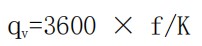 dn100液體渦輪流量計(jì)原理計(jì)算公式